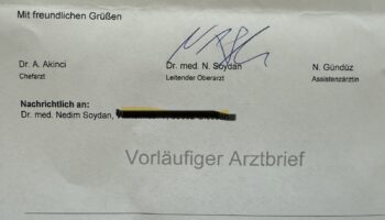 almanyada bir hastane raporunda turk hekim imzasi YiZssFnT