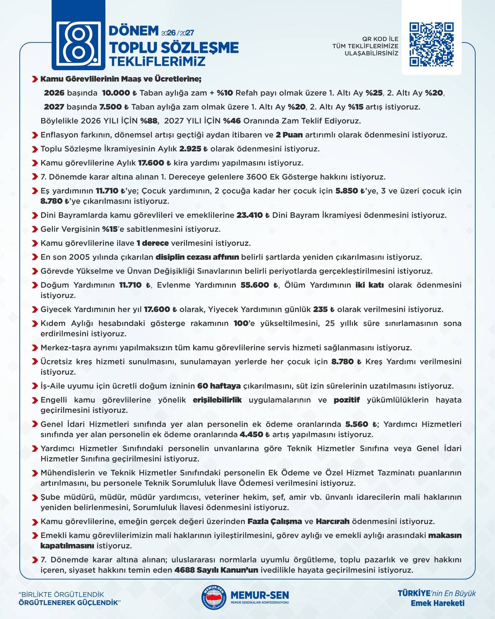 memur zam teklifi 0